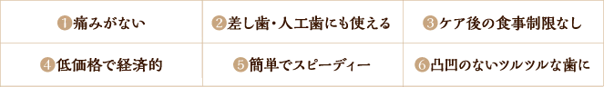 セルフホワイトニングのポイント